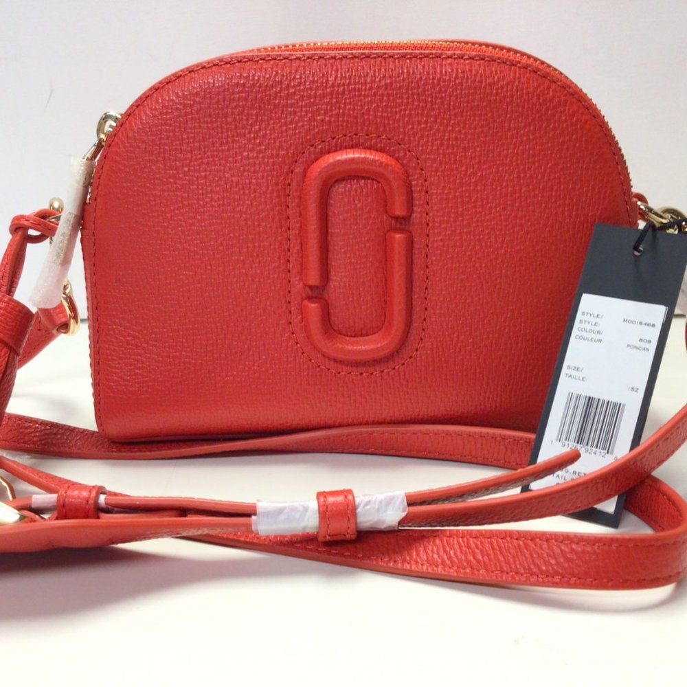 NWT Marc Jacobs The Shutter Leather Crossbody Bag